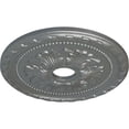 thumbnail image 3 of Ekena Millwork 20 7/8"OD x 3 5/8"ID x 1 5/8"P Palmetto Ceiling Medallion (Fits Canopies up to 5"), Hand-Painted Platinum, 3 of 7