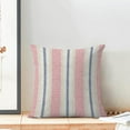thumbnail image 3 of Hot Pink Blue Summer Outdoor Pillow Covers 16 x 16 Inch,Boho Polka Dots Striped Decor Throw Pillows for Couch Bed,Geometric Modern Farmhouse Decorative Pillowcase Linen Cushion Cover Set of 2, 3 of 6