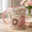 Black, variant on Baseball Mom Mug with 3D Effect Personalized Name Bat Glove Ball Bow Gift
