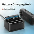 thumbnail image 2 of aMagisn AD12 Panoramic Camera Battery Charger 3-slot Battery Charging Hub, 2 of 8