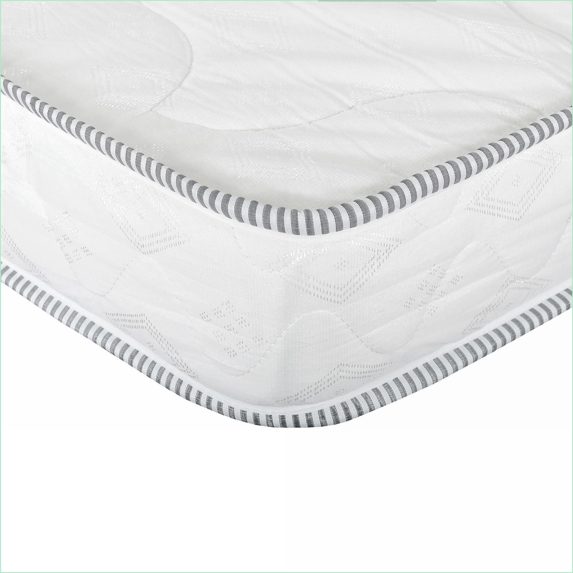 Mattresses, Full Size Firm Reversible Foam Bed in a Box | White | Polyester