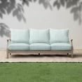 thumbnail image 3 of Sorra Home  Griffen Snowy Indoor/Outdoor Corded Pillow and Cushion Sofa Set 27 x 23 x 5 - Griffen Snowy, 3 of 5