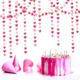 thumbnail image 6 of Hirigin Store Valentine's Day Heart Garland Decorations Glitter Hanging String for Wall Home Party Garden, 6 of 8