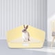 thumbnail image 4 of Caja de arena para conejos triangular, bandeja para arena, bandeja para mascotas más grande, caja de ropa de cama para inodoro de esquina de Colco Bandeja de arena para conejos, 4 of 8