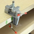 thumbnail image 4 of Walbest 3.5" Heavy Duty Bench Vise, Double Swivel Rotating Vise Head/Body Rotates 360, for Clamping Fixing Equipment Home or Industrial, 4 of 7