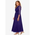 thumbnail image 3 of Jessica London Women's Plus Size Stretch Lace Maxi Dress, 3 of 6