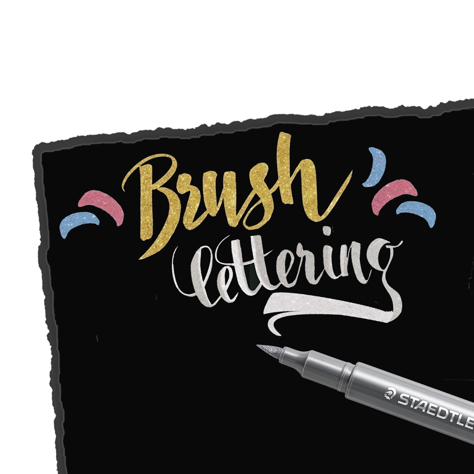Staedtler Metallic Brush Markers, 6 Packs: 5 ct. (30 total)