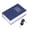 Blue, variant on Riousery Safe Box Simulation Book Shape Secret Diversion Storage Case Key Lock Money Saving Box for Bedroom Office, Blue, 7.48 inches / 19 cm