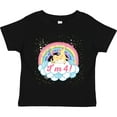 thumbnail image 3 of Inktastic 4th Birthday Unicorn Rainbow Cute Girls Girls Toddler T-Shirt, 3 of 5