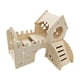 thumbnail image 1 of Accesorios de jaula de casa de hámster de madera de hámster divertida con hábitat de laberinto de escalada para ratones lemmings hámster ratones, 1 of 9