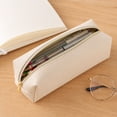 thumbnail image 3 of Clearance Back to School Pencil Case - Cute Pencil Box for School Supplies, Perfect for Colored Pencils, Markers, Erasers, Zipper Pouch, Ideal for Kids Teens,White, 3 of 4