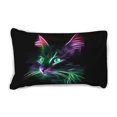 thumbnail image 6 of Bedding Set Children Duvet Cover Set with Cloth Bag 3D Green Black Cat Print Bedding Set,Queen (90"x90"), 6 of 6