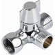 thumbnail image 4 of Shower Arm Made of Solid Brass, 3Way Diverter Valve for Fixed Shower Head, G1/2 Inch Shower Arm TAdapter, Replacement Part for Shower System, 4 of 5