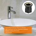 thumbnail image 4 of Uxcell 1Pcs 1.18 inch Faucet Nut Fixed Base, Plastic Fixing Nut Tap Fastener, Black, 4 of 5