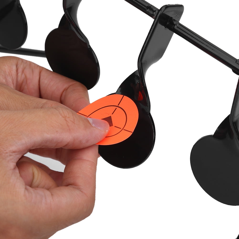 Shooting Target, Steel Shooting Target Stand Firm Stable Wear Resistant Sturdy Appropriate Size Professional With Stickers For Men Women For Outdoor Activities