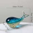 thumbnail image 3 of Figura de ballena de vidrio soplado hecha a mano iZZZHH, cristalina y luminosa, ideal para decorar el hogar, centro de mesa., 3 of 8