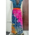 thumbnail image 2 of Women tie dye Skirts Trendz Sequined Crinkle Broomstick Gypsy Long Skirt Multi, 2 of 2