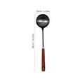 thumbnail image 2 of CHICHUMID 1Pack Metal Serving Spoons With Wood Handle For Soup In Restaurants And Hotels, 2 of 8