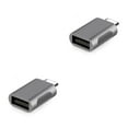 thumbnail image 3 of ZLight Type C to USB 3.0 Adapter Fast Charger Universal Alloy Multi-purpose High Efficient Card Reader Converter for Phone PC Gray 2Set, 3 of 6