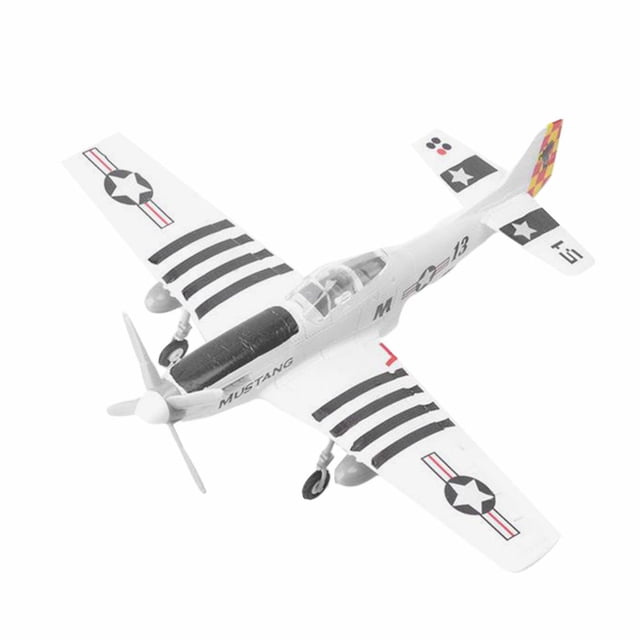1:48 Escala de plástico de modelo ensamblado Avión Avión Modelo de avión blanco Sunnimix Aviones en miniatura