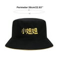 thumbnail image 4 of Double-sided Bucket Hat Fisherman's Cap Men Women Embroidery Pattern Cotton, 4 of 5