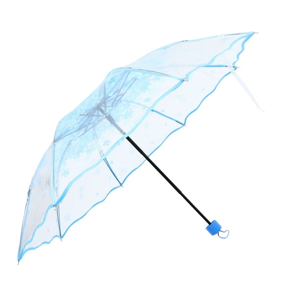 GOOHOCHY Blue Outdoor Umbrella for Wind and Rain Protection Lightweight Compact parasol 1 Piece
