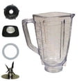 thumbnail image 3 of Ronnel Kit de Repuesto de Jarra de Vidrio Cuadrada para Licuadora Oster 1,25 L 5,5 Tazas, 6 Piezas, 3 of 3