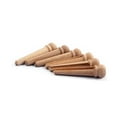 ITSELFER 6 PCS Maple Bridge String Pegs for Folk Acoustic Guitar