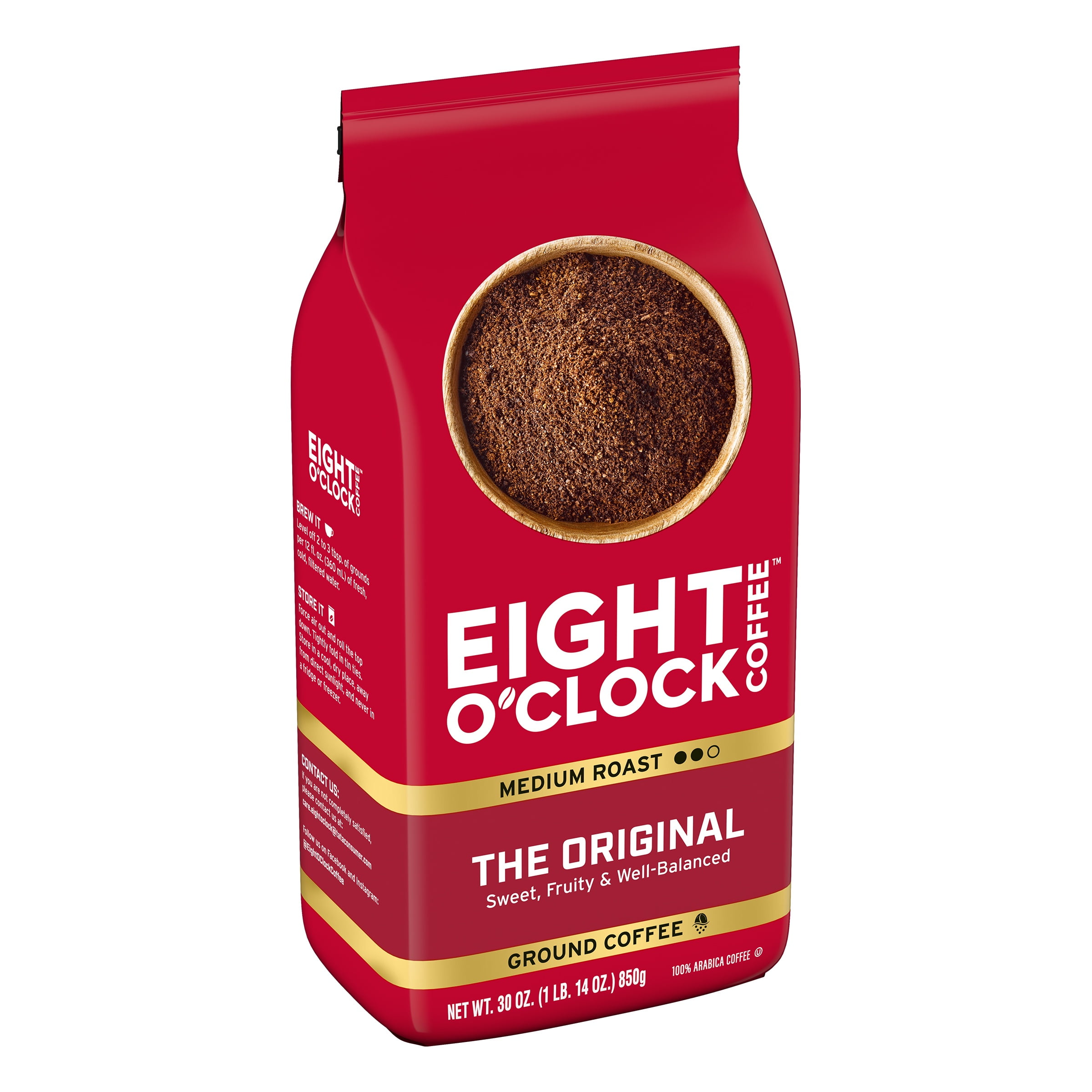 Eight O'Clock The Original, Medium Roast, Ground Coffee 30oz