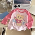 thumbnail image 2 of Emitonse Girls Long Sleeve Tops,Casual T-Shirts for Kids Unisex Baby Girls Boys Infant Toddler Long Sleeve T Shirts Graphic Cartoon Cute Print Crewneck Tee Light Yellow,Size 7-8 Years, 2 of 6