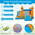 thumbnail image 6 of Infans 5-in-1 Inflatable Bounce Castle Kids Jumping Bouncer w/Ocean Balls & 735W Blower, 6 of 7