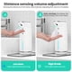 thumbnail image 4 of Dispensador de jabón automático, dispensador de jabón de espuma eléctrico de 320 ml, salida de espuma de dos pasos, dispensador de jabón automático sin contacto IPX5 para cocina, baño, oficina, 4 of 4