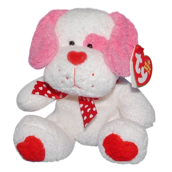 Ty Beanie Baby Lovesick the Dog Valentine's Day Plush 2006