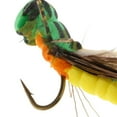 thumbnail image 3 of Señuelos de saltamontes shamjiam 2pcs Moscas de pesca Flotantes 2.8cm, 3 of 8