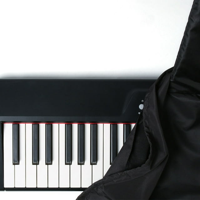 Becaristey Piano Dust Cover Reliable Protection For 88-Keys Piano Keyboard Oxford Cloth Key Keyboard Dust Cover
