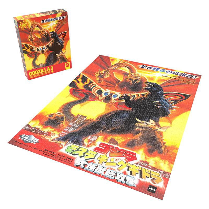 USAopoly Godzilla “Godzilla, Mothra and King Ghidorah: Giant Monsters All-Out Attack” Casse-Tête De 1000 Pièces