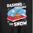 thumbnail image 3 of SpongeBob SquarePants - Dashing Through The Snow - Toddler And Youth Crewneck Fleece Sweatshirt, 3 of 6
