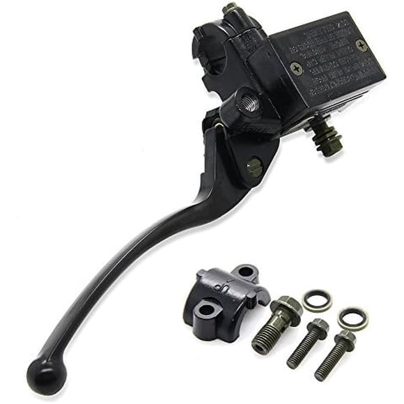 7/8" Brake Master Cylinder for Honda TRX 250 300 350 450 FourTrax Rancher Foreman Rincon Recon Sportrax Front Right Brake Lever Replacement Black Honda Master Cylinder Black Honda Master Cylinder