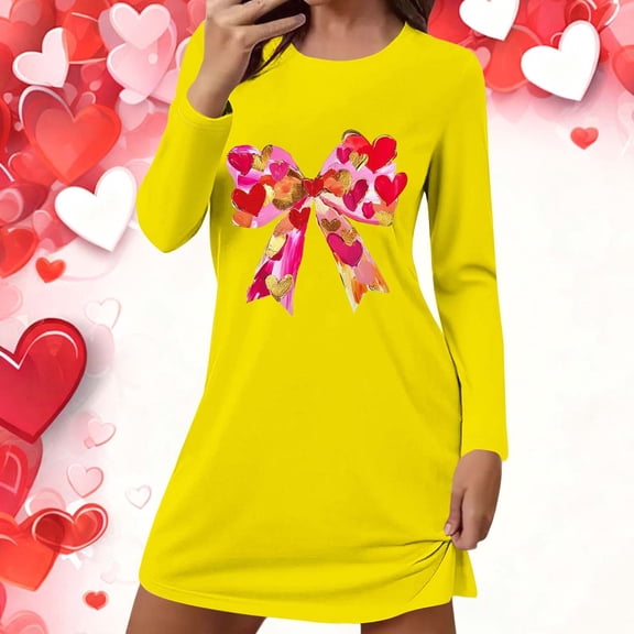 Censtreet Women's Nightgowns Long Sleeve Sleep Shirts Comfy Soft Nightshirt Women Pajama Sleep Dress Cute Sleepwear