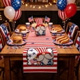 thumbnail image 2 of Memorial Day Saving!4th of July Decorations, 70.9 Inches Independence Day Table Flag Independence Day Restaurant Living Room Tabletop Decoration Ambience Decoration, 2 of 7