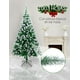 thumbnail image 2 of Árbol de Navidad Nevado RED VELVET 210 cm Pino Frondoso Decoración Festiva, 2 of 6