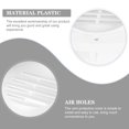 thumbnail image 6 of ZEHUANYU 10 Pcs Round Exhaust Grilles External Extractors Wall Dryer Vents Plastic Vent Covers, 6 of 6