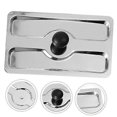 thumbnail image 3 of Toaster Cover Toaster Top Cover Professional Toaster Glass Cake Dome Bread Machine Parts Silver, 3 of 5