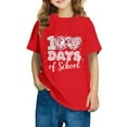 thumbnail image 1 of Xihbxyly Camiseta con Estampado Escolar, Bonita Camiseta de Cuello Redondo, Tela Suave y Transpirable, Ropa Informal, Conjunto de Verano para Niñas, Ropa Escolar Diaria, de 3 a 14 Años, Un Regalo de, 1 of 6