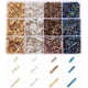 thumbnail image 1 of 2664 piezas 12 estilos de cuentas de vidrio trenzadas de corneta, cuentas de semillas de corneta de tubo opaco colorido, cuentas de tubo de columna a granel, 1 of 5