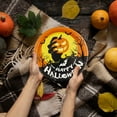 thumbnail image 4 of Savings Halloween Tableware Halloween Plates - 7 Inch Halloween Paper Plates 6 PCS - Disposable Orange and Black Paper Dinner Plates - Halloween Tableware Dinnerware Decorations for Kitchen Party, 4 of 5