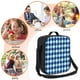 thumbnail image 5 of Disketp Blue Squares Bolsa Térmica Estampada para Almuerzo, Lonchera para Hombres y Mujeres Adultos, 5 of 7