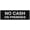 Black, variant on Signs ByLITA Basic No Cash On Premises Sign - Easy Installation | Durable Material (Brushed Silver) - Small