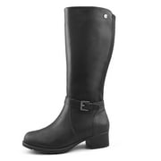 Comfy Moda Women's Tall Winter Boots | Leather | Fur Lined - Emma