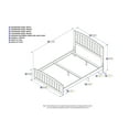 thumbnail image 5 of Richmond Traditional Bed with Matching Foot Board in, Multiple Colors and Sizes, 5 of 5
